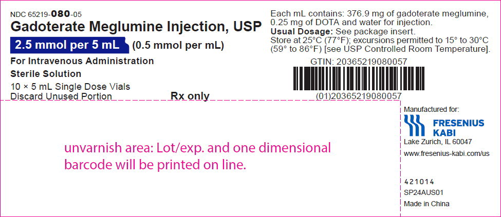 PRINCIPAL DISPLAY PANEL – 2.5 mmol per 5 mL Tray Label
