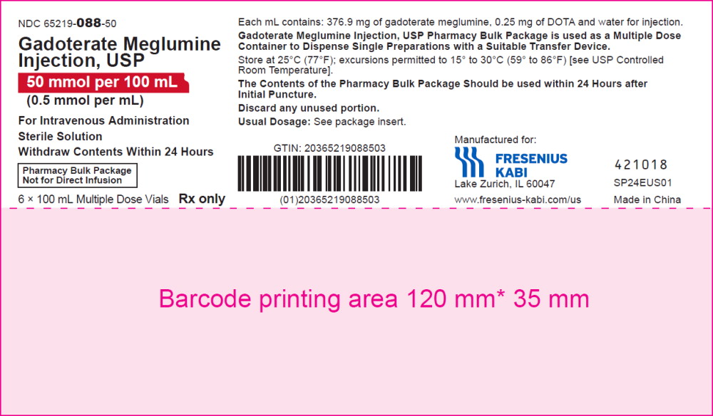 PRINCIPAL DISPLAY PANEL – 50 mmol per 100 mL Tray Label
