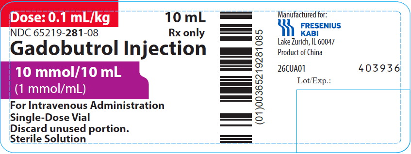 PRINCIPAL DISPLAY PANEL – 10 mmol/10 mL – Vial Label
