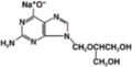 Chemical Structures of Ganciclovir Sodium
