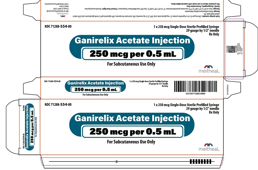 PRINCIPAL DISPLAY PANEL – Ganirelix Acetate Injection, 250 mcg per 0.5 mL Carton