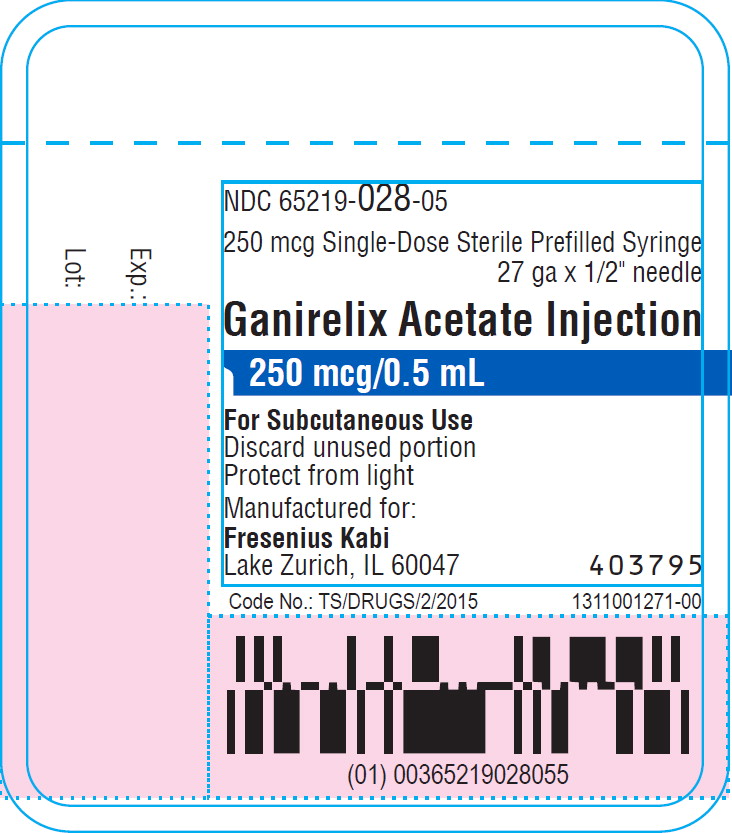 PRINCIPAL DISPLAY PANEL – 250 mcg/0.5 mL – Syringe Label
