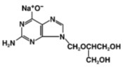 Ganciclovir Sodium Structural Formula