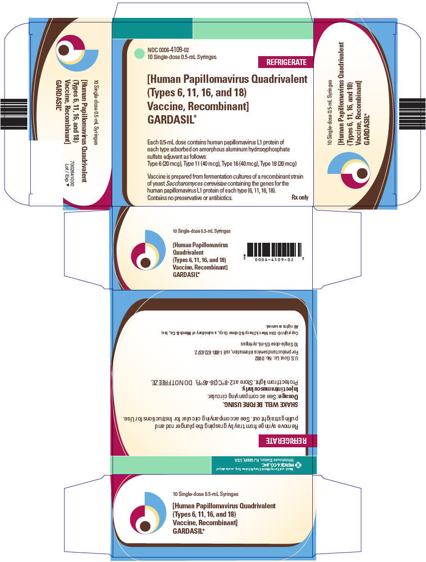 PRINCIPAL DISPLAY PANEL - 10 Single-Dose 0.5 mL Syringe Carton