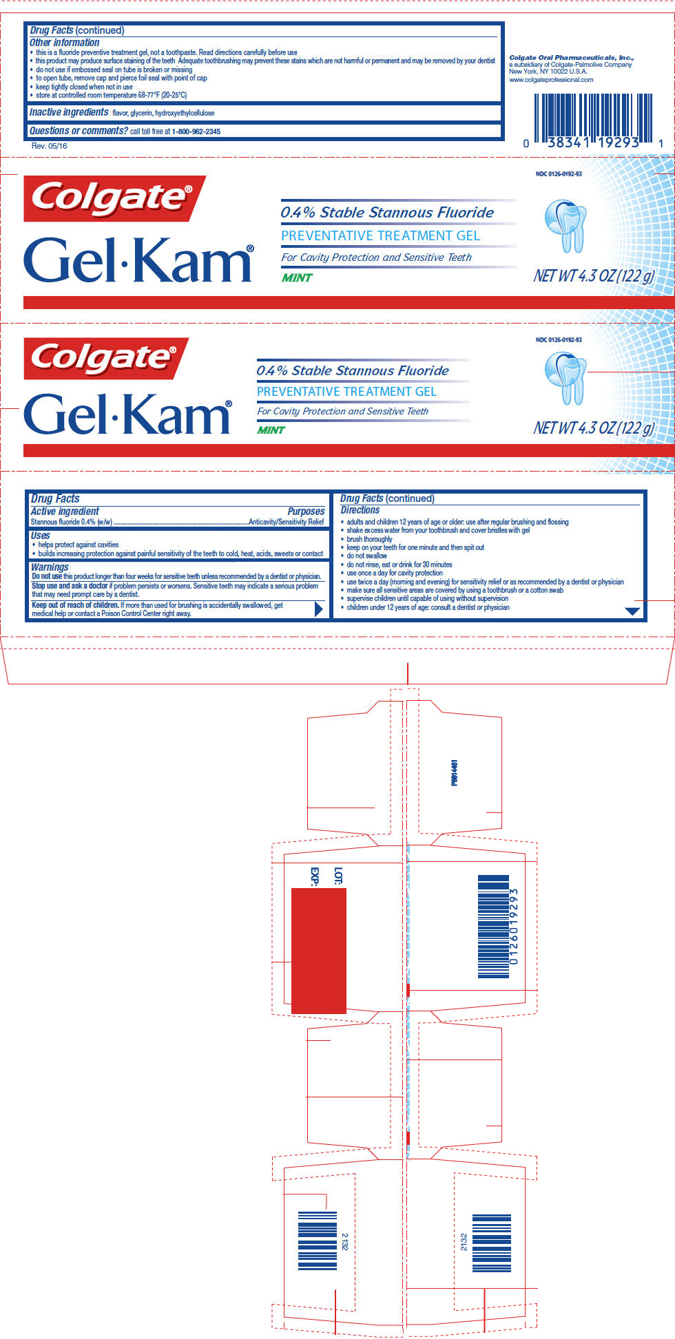PRINCIPAL DISPLAY PANEL - 122 g Tube Carton - Mint