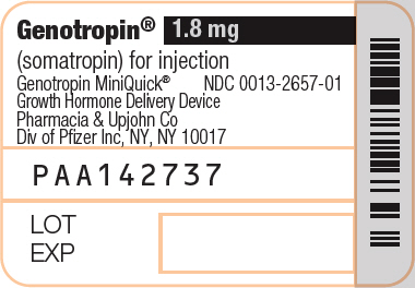 Principal Display Panel - 1.8 mg Cartridge Label