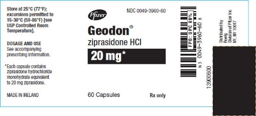 Principal Display Panel - 20 mg Capsule Bottle Label