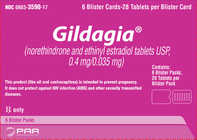 This is an image of the carton for Gildagia.