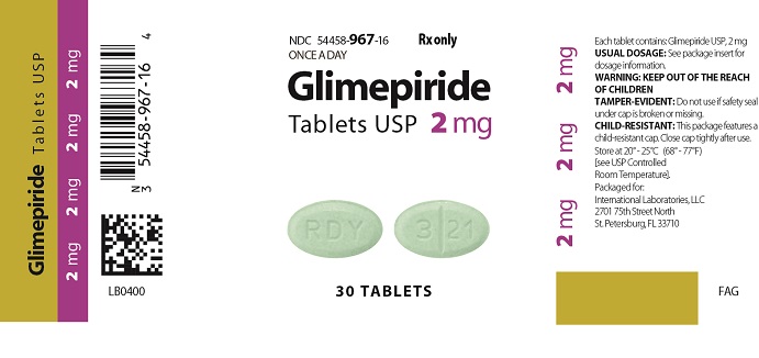 Glimepiride Bottle
