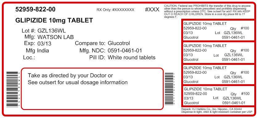 NDC 0591-0461-01
GlipiZIDE 
Tablets USP
10 mg
100 Tablets  Rx only