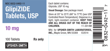 Glipizide 10 mg Label