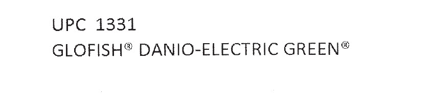 PRINCIPAL DISPLAY PANEL - DANIO-ELECTRIC GREEN