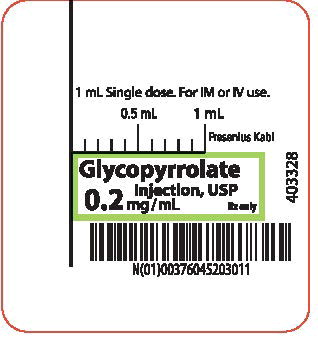 PACKAGE LABEL - PRINCIPAL DISPLAY – Glycopyrrolate 1 mL Syringe Label
