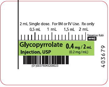 PACKAGE LABEL – PRINCIPAL DISPLAY – Glycopyrrolate 2 mL Syringe Label

