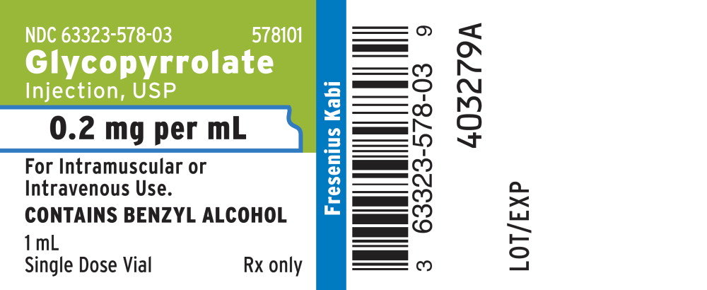 PACKAGE LABEL – PRINCIPAL DISPLAY – Glycopyrrolate Injection, USP 0.2 mg per mL Vial Label
