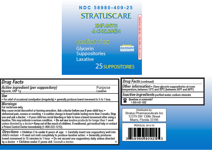 Stratuscare Glycerin Suppositories Laxative Pediatric