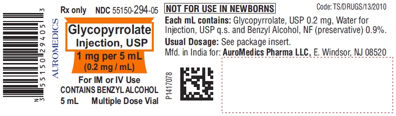PACKAGE LABEL-PRINCIPAL DISPLAY PANEL - 1 mg per 5 mL (0.2 mg / mL) - Container Label 