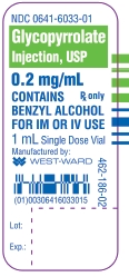 Glycopyrrolate Injection, USP 0.2 mg/mL 1 mL Single Dose Vial