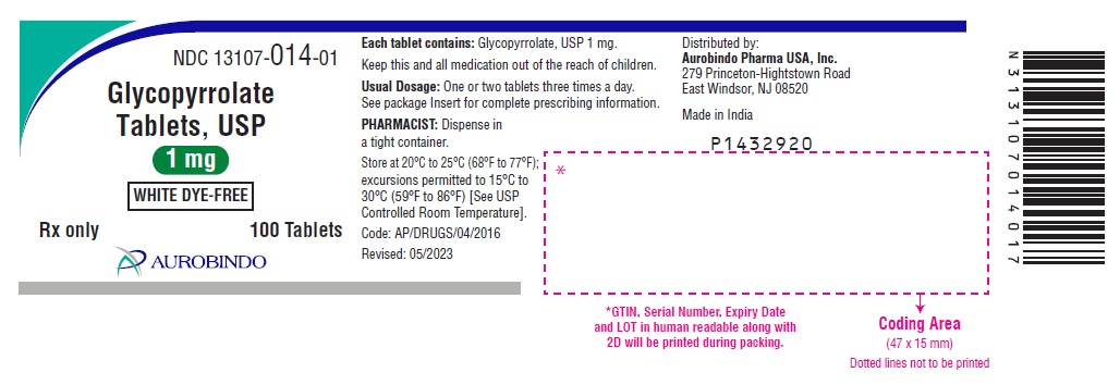 PACKAGE LABEL-PRINCIPAL DISPLAY PANEL - 1 mg (100 Tablets Bottle)