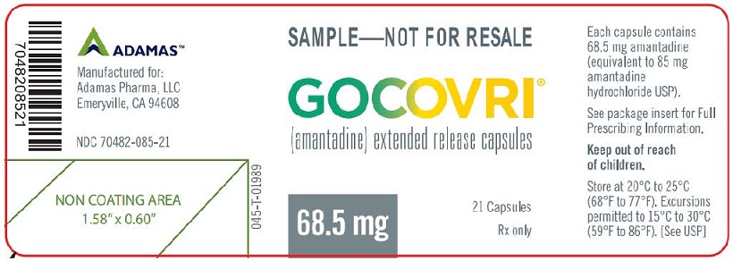 68.5 mg Sample Package, 21 Capsule Bottle Label