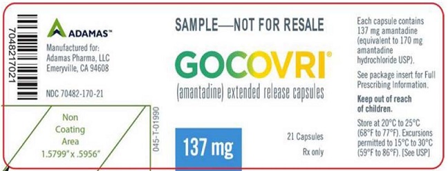 137 mg Sample Package, 21 Capsule Bottle Label