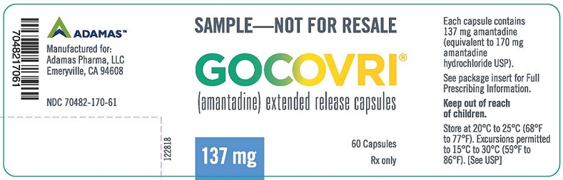 137 mg Sample Package, 60 Capsule Bottle Label
