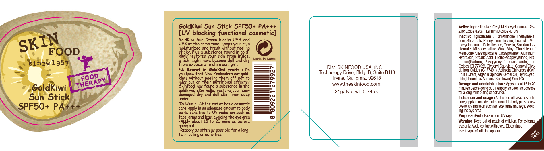 Goldkiwi Sun Spf 50 Plus Pa Plus Plus Plus | Octinoxate Stick while Breastfeeding