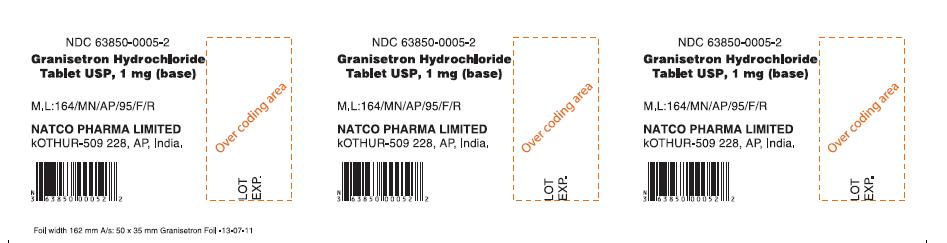 granisetron hydrochloride 1 mg_ foil of 2 tablets