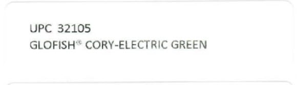 PRINCIPAL DISPLAY PANEL - CORY-ELECTRIC GREEN