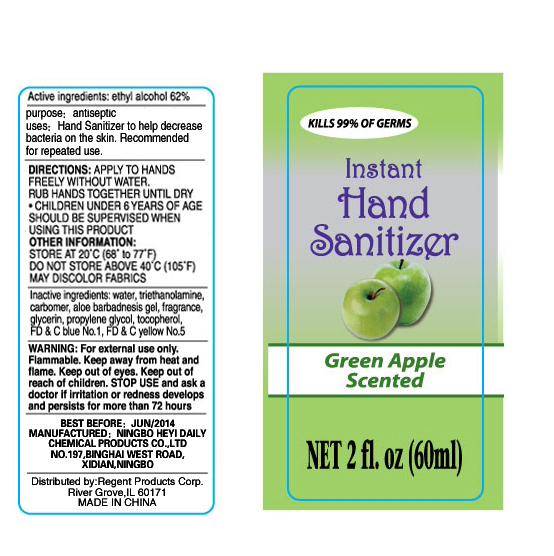 Instant Hand Sanitizer Green Apple Scented | Alcohol Liquid while Breastfeeding