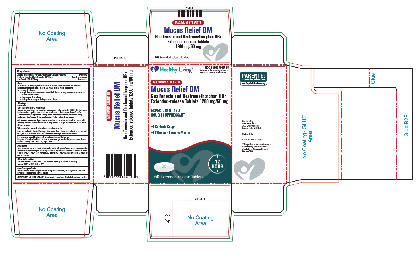 PACKAGE LABEL-PRINCIPAL DISPLAY PANEL - 1200 mg/60 mg Blister Carton (60 Tablets)