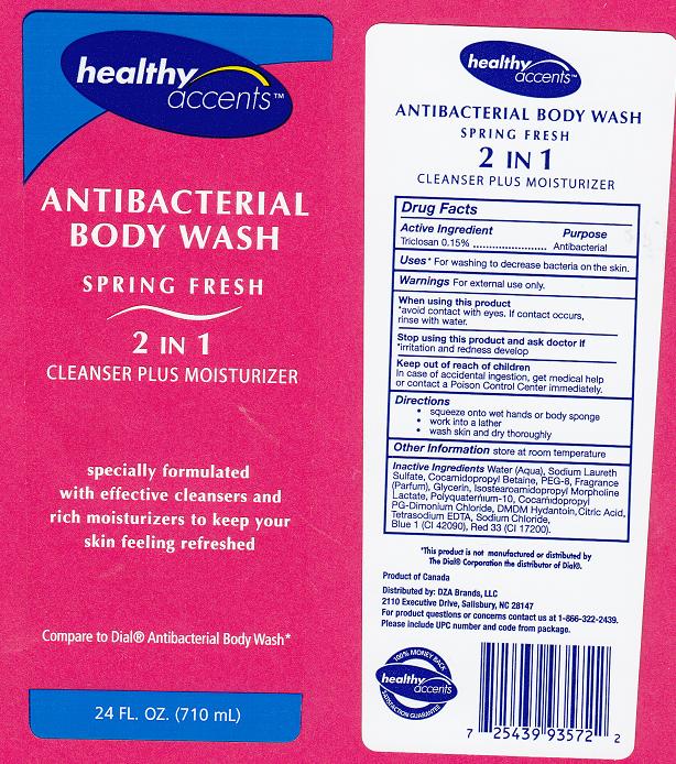 Healthy Accents Antibacterial Body Wash Spring Fresh | Triclosan Soap while Breastfeeding