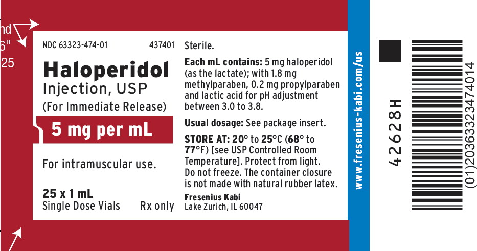 PACKAGE LABEL - PRINCIPAL DISPLAY - Haloperidol Injection 1 mL Vial Tray Label
