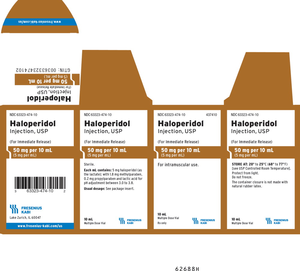 PACKAGE LABEL - PRINCIPAL DISPLAY – Haloperidol Injection, USP 10 mL Carton Panel
