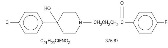 Structured formula for haloperidol
