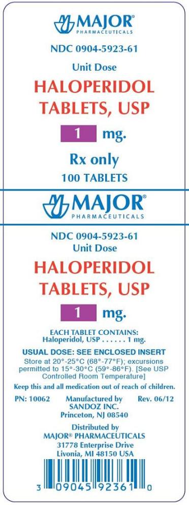 Haloperidol 1 mg Tabs