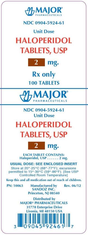 Haloperidol 2 mg Tabs