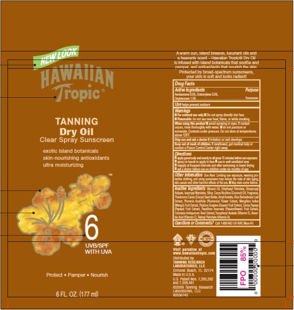 PRINCIPAL DISPLAY PANEL
Hawaiian Tropic Tanning Dry Oil SPF 6