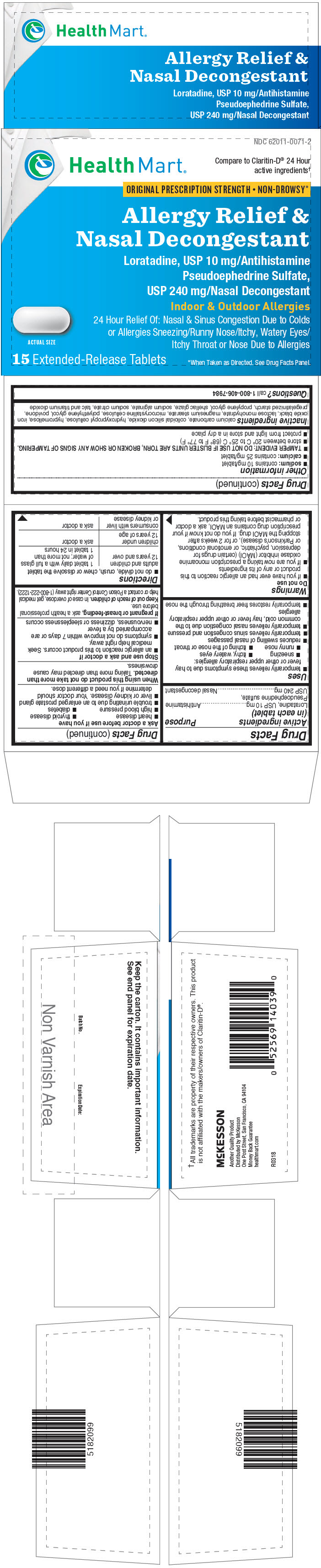 PRINCIPAL DISPLAY PANEL - 10 mg/240 mg Tablet Blister Pack Carton