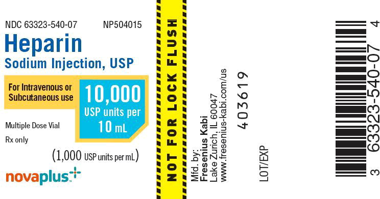 PACKAGE LABEL - PRINCIPAL DISPLAY PANEL - Heparin 10 mL Multiple Dose Vial Label
