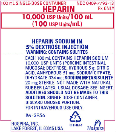 PRINCIPAL DISPLAY PANEL - 100 mL Bag Label - IM-3956