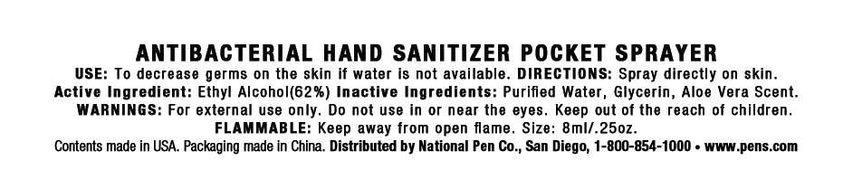 Image of Hand Sanitizer Label