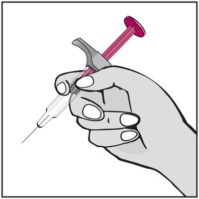 Syringe Hold like Pencil