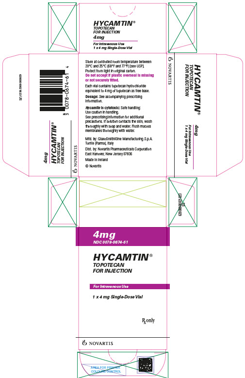 Hycamtin
								4 mg
								1 x 4 mg Single-Dose Vial