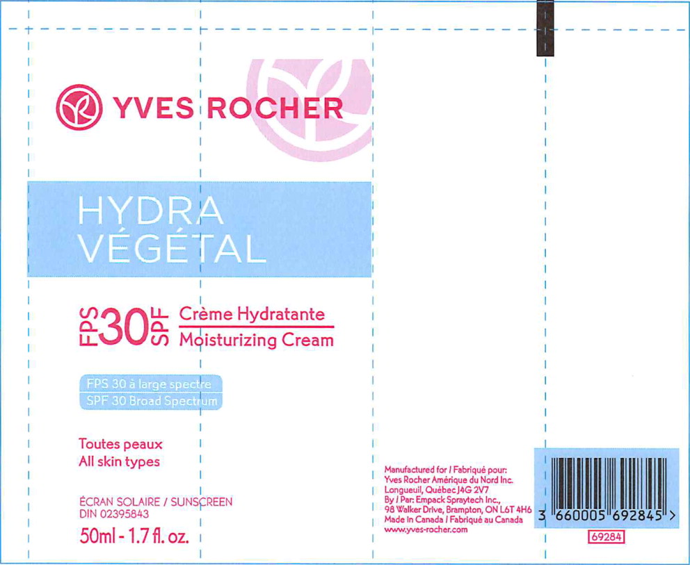Hydra Vegetal Fps 30 Spf Creme Hydrante | Octinoxate, Avobenzone Lotion Breastfeeding