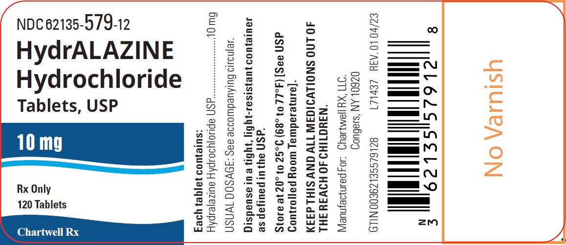 Hydralazine Hydrochloride Tablets, USP 10 mg