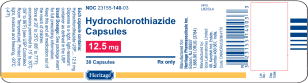 Hydrochlorothiazide Capsules 12.5 mg 30 Capsules