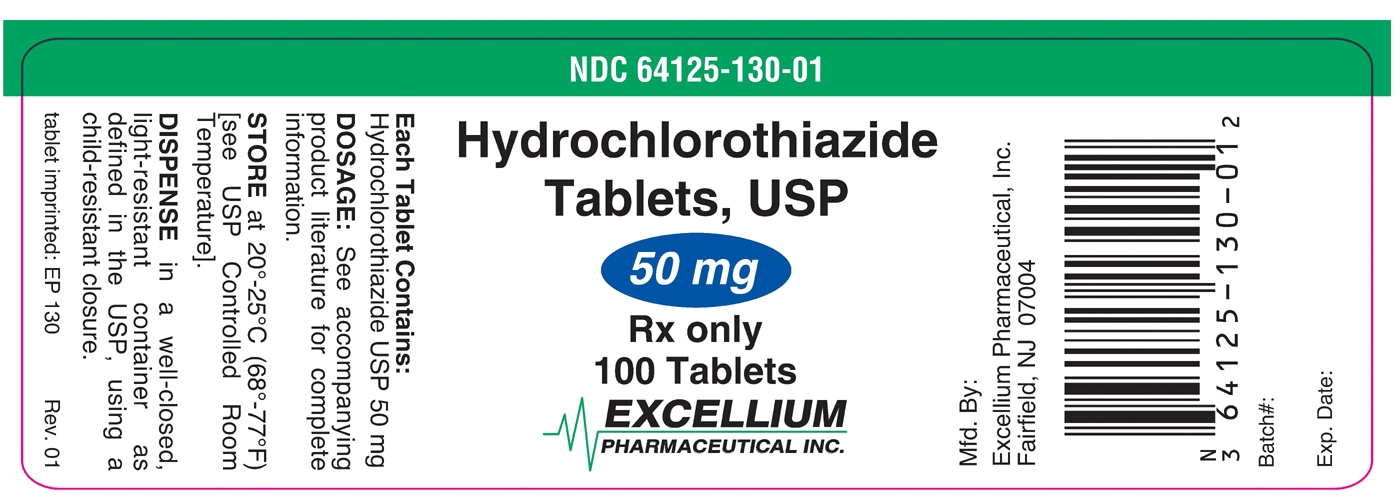 hydrochlorothiazide 50mg 100tabs