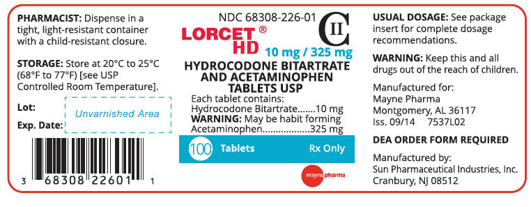 PRINCIPAL DISPLAY PANEL - 10 mg/325 mg Tablet Bottle Label