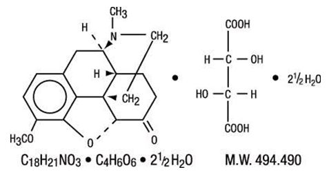 hydrocodone-bit-structural-formula